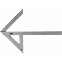 Equerre à centrer de précision en acier au carbone finition chrome satiné 200x150 mm mib HZ200150