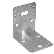 Equerre d'assemblage renforcée réglable Longueur x Largeur (mm) : 105x90