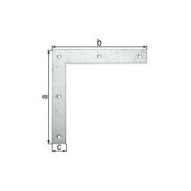 Corniere d'angle 200x200x30 mm laminé zingué