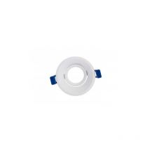 Silver Electronics - Equerre de fixation de boulon Inclinaison circulaire Blanc Pour Module Cob 93010101