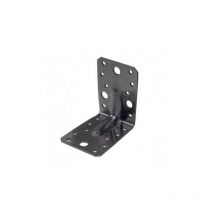 Querre de fixation renforcée Couleur duravis - largeur (mm) 90 - hauteur (mm) 90 - Profondeur (mm) 65 - Couleur Noir Diamant