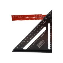 Equerre Menuisier Metal Aluminium Règle de Triangle Pliante Équerre Combinée 310mm Multifonction Équerre Triangle Règle d'Angle Rapporteur 45 90