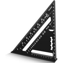 Equerre Menuisier,haute précision mesure outillage, Équerres de Charpentier,Aluminium Regle Multifonctionnels,Outils de Traçage pour charpentier,