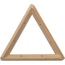 Triangolo quadrato in pino grezzo 20 cm