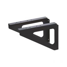 Equerres Pour Fixation Murale Gris Anthracite H.17.5 x L.25 x P.3 Cm