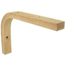 Console équerre multiplis bois lamellé collé à visser H.100xL.150mm.
