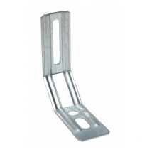 Equerre nervurée à pan coupé enpc 145x 81mm - ep 1.5mm