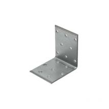 Equerre perforée simple zinguée - 60 x 60 x 60 x 2.5