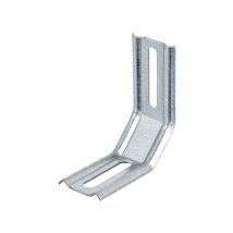 Equerre 3 pans 45 degrés 70x72x30 Galva Alberts 341350