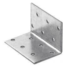 Equerre symétrique perforèes 80x80 - L80 - ep 2,5mm