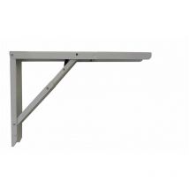 Fepre - E3/87596 equerres d ́ acier pliant abat-table argent 30X40CM.