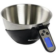 Equilibra Küchenwaage mit Edelstahl-Schüssel 5 kg Kapazität