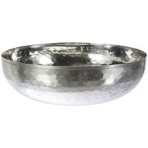 Equinox 511023 - Ciotola In Acciaio Inox Martellato, Diametro 25 Cm