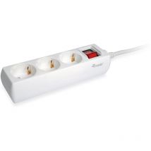 Equip - 245551 multiprise 1,5 m 3 sortie(s) ca intérieur blanc