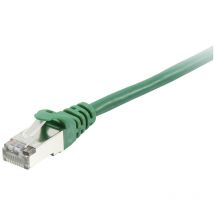 Equip 605542 RJ45 Netzwerkkabel, Patchkabel CAT 6 S/FTP 3.00 m Grün vergoldete Steckkontakte 1 St.