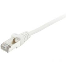 Equip 605515 RJ45 Netzwerkkabel, Patchkabel CAT 6 S/FTP 7.50 m Weiß vergoldete Steckkontakte 1 St.