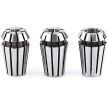 Tonysa ER11 cnc Collet, 3Pcs 1/8 Pouces Pinces à Ressort ER11(3.175mm) 4mm 6mm ER11 Spring Collet Workholding Gravure Collet Fraisage Tour Tool