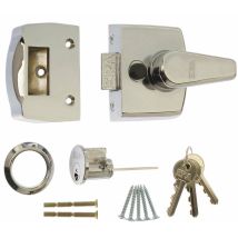 Era - Serratura Per Massima Sicurezza, Effetto Cromato, 40 Mm