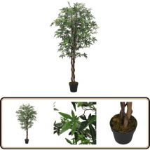Rable artificiel 672 feuilles 180 cm vert - Arbre Artificiel - Décoration Intérieure - Plante Verte - Érable Synthétique - Fausse Plante