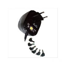 Alimentation universelle: 500 mA - 6 adaptateurs - Polarité réversible - Alternatif/Continue Erard