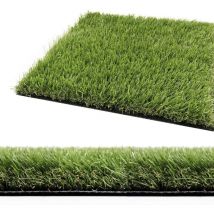 Erba Sintetica Prato Verde Altezza 30 mm Drenante Manto Erboso Tagliabile 1X2 Mt