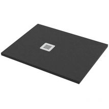 Ercos - Piatto doccia rettangolare 70x100 nero effetto pietra codice prod: BPMARKSTON7010