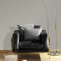 Erfurt - Grey Gold Wallpaper Textured Glamour Fabrique Distressed Metallic Bark Effect