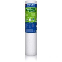 Rauhfaser Classico weiß 20 x 0,53 m Tapete Raufaser überstreichbar - Erfurt