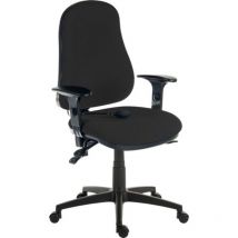 Ergo Ergocomfortair Chair with Arms Black