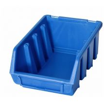 Ergo m Box Plastic Parts Storage Stacking 116x161x75mm - Colour Blue - Pack of 20