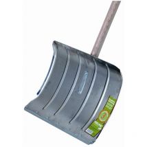 Ergoline - Freund Victoria Aluminium-Schneeschieber Profi, 500 mm breit, mit Holzstiel