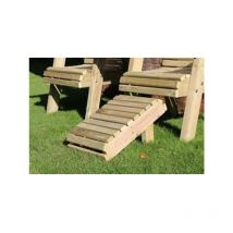 Ergonomic Foot Stool - Wood - L50 x W35 x H30 cm - L50 x W35 x H30 cm