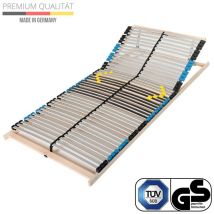 Sleepneo - Ergonomischer 7 Zonen Lattenrost 90x200, Kopfteil mehrfach verstellbar, 42 Latten, Buchenholz, Made in Germany, Selbstmontage,Traglast bis