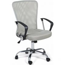 Bizzotto - Ergonomischer Bürostuhl 'brisbane' Mit Rollen, Schreibtischstuhl Präsident -grau