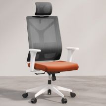 Ergonomischer Bürostuhl mit Rollen und Armlehnen - Ergal Orange