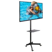 Ergosolid - Falco-22 Pied À Roulettes Réglable Avec Support Pour Tv Lcd Led 19 À 37 Pouces