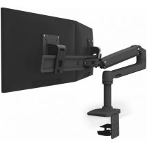 Ergotron - lx Series 45-489-224 - Boulon traversant - 10 kg - 63,5 cm (25) - 100 x 100 mm - Réglage de la hauteur - Noir