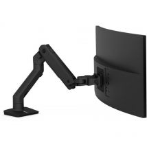 Ergotron - hx Desk Monitor Arm - Kit de montage (bras articulé, pince de fixation, support à œillets, pivot, matériel de montage, pièce d'extension)