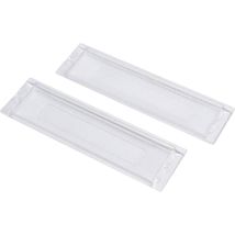 Ericambi , Kit X2 Pezzi Plafoniera Illuminazione Diffusore Cappa Aspirante, Compatibile Con Faber Elica Franke, Dimensioni: 178x50 (mm) Ricambio 