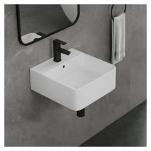 Eridanus - Vasque avec Trou de Robinet en C ̈ramique Blanc - 40 x 42 x 15,5cm, ERI-WB-163