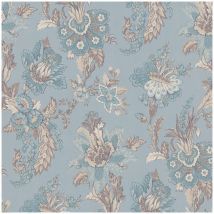 Erismann Edward Duck Egg Wallpaper Floral Botanical Elegant Feature Wall Bedroom