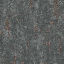 Erismann Industrial Concrete Grey Copper Wallpaper Textured Paste The Wall Vinyl