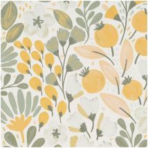 Erismann La Terrasse Jardin Poetique White Wallpaper Paste The Wall Vinyl
