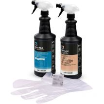 Errecom Kit pulizia climatizzatori, include Clima-Net 1L per pulizia unità interna e filtri, Bio Acid 1L detergente acido con tensioattivi