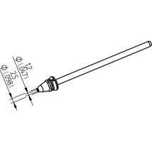 Ersa - 0742ed1225h/sb Entlötspitze Konisch Spitzen-länge 79.25 Mm Inhalt 1 St.