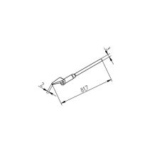 Ersa - Panne De Fer À Dessouder Taille De La Panne 2 Mm Contenu 1 Pc(s) 0452mdlf020/sb