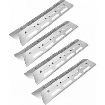 Rnemitery - Ersatz-Hitzeschild 41 cm für Ultar, Blooma, Outback, Kenmore, Master Forge, Perfect Flame, Edelstahl-Flammendiffusor für Gasgrill,