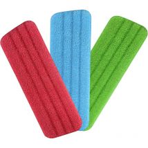 Gotrays - Ersatz-Reinigungsbezug, 3-teiliger Mikrofaser-Mopp-Ersatz für Sprühmopp/Dampfreiniger, 3er-Pack Ersatz-Reinigungsbezug-Mopp-Pad für