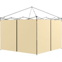 Ersatz-seitenwände Für 3 X 3 M Oder 3 X 6 M Pavillons, Beige, 2 Stück