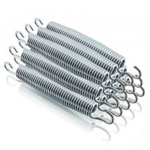 Ersatz Trampolin Spiral Federn für Outdoor-Trampoline Gartentrampoline Fittness-Trampoline Lange: 178mm / 21mm ø (12 Stück)
